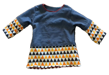 Layered baby shirt