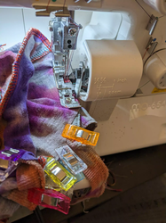 serging the neckband